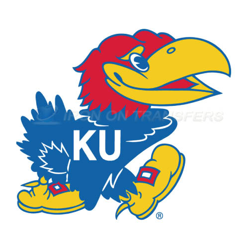 Kansas Jayhawks Logo T-shirts Iron On Transfers N4707 - Click Image to Close